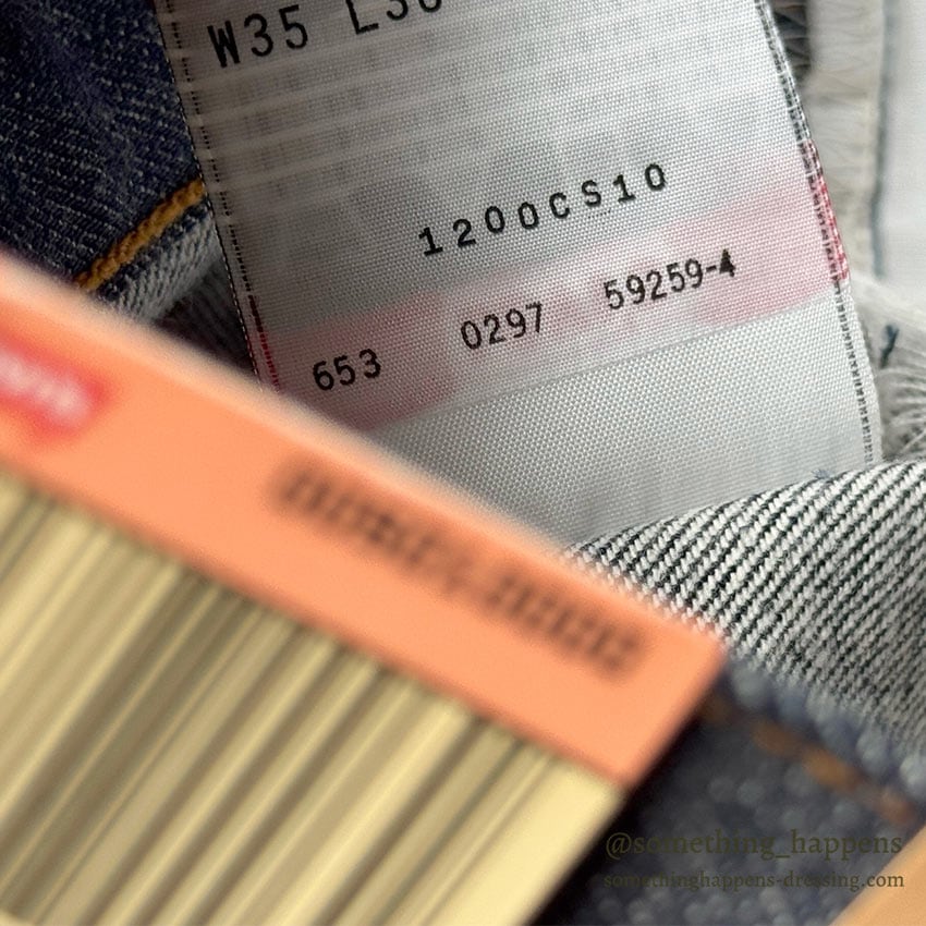 1990's DEADSTOCK Levi's 501 DENIM PANTS / MADE IN USA ... W35/L36