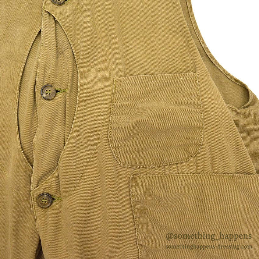 1930's Hirsch Weis HALF MOON POCKET HUNTING VEST / UNUSUAL DETAIL ...