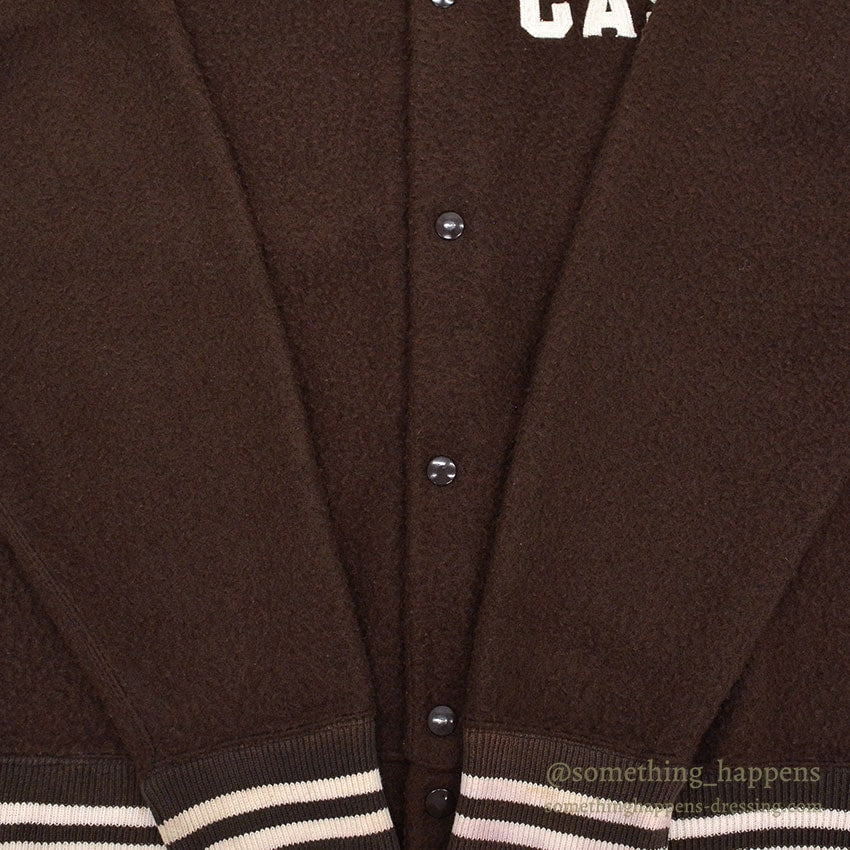 1960's CHAMPION KNITWEAR NYLON PILE WARM-UP JACKET ... L