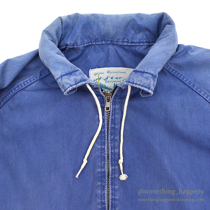 1960's~ REI VENTILE PARKA / FADED BLUE ... L