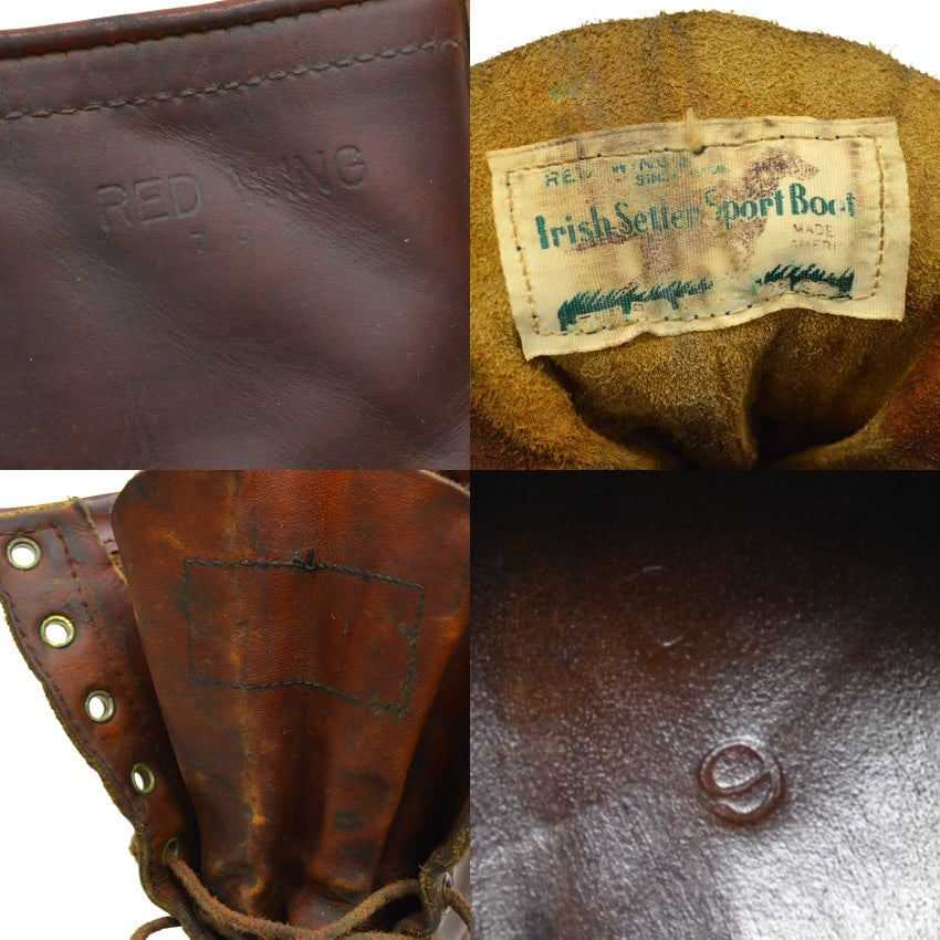 70's REDWING アイリッシュセッター ' 877 ' 犬タグ Made in America 箱付...