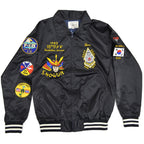 80's JAPAN Souvenir Jacket 'Shogun' Embroidery... LL