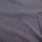 60's TOWNCRAFT Penneys Pocket T-shirt, Eggplant Navy Blue... L