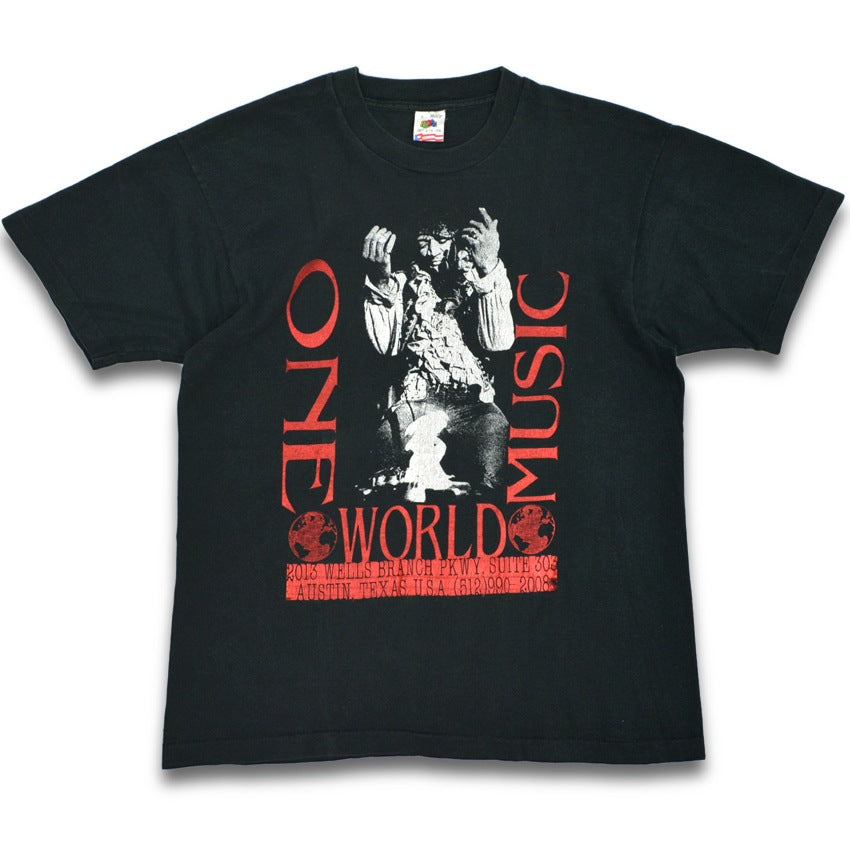 90's Fruits 'Jimi Hendrix' Fire T-shirt... L