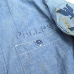 1940s US Navy WWII Chambray Shirt...