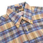 60's Capper & Capper by Hathaway MADRAS Short-Sleeve Shirt ... M