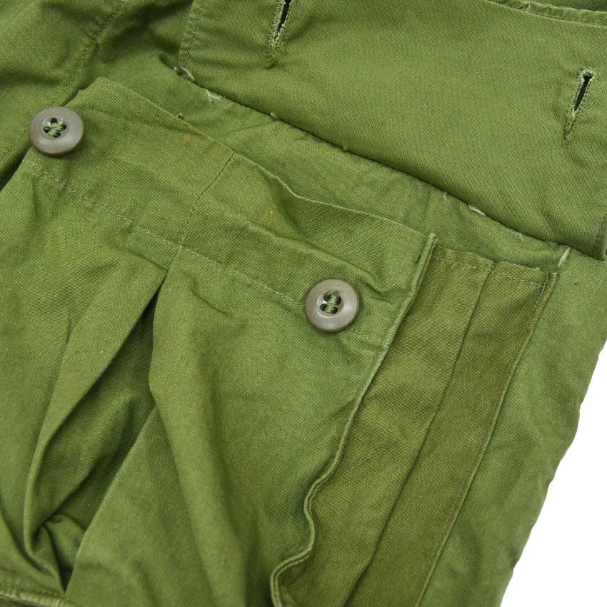 60's Stenciled US ARMY Jungle Fatigue 3RD Non-Ripstop ... SR