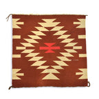 circa 1940's~ Navajo Rug Brown... 50cm×50cm