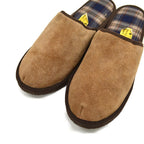 Unused Leather Upper Slippers... Size 9
