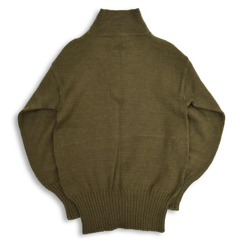 40's USARMY HI NECK JEEP SWEATER OD...