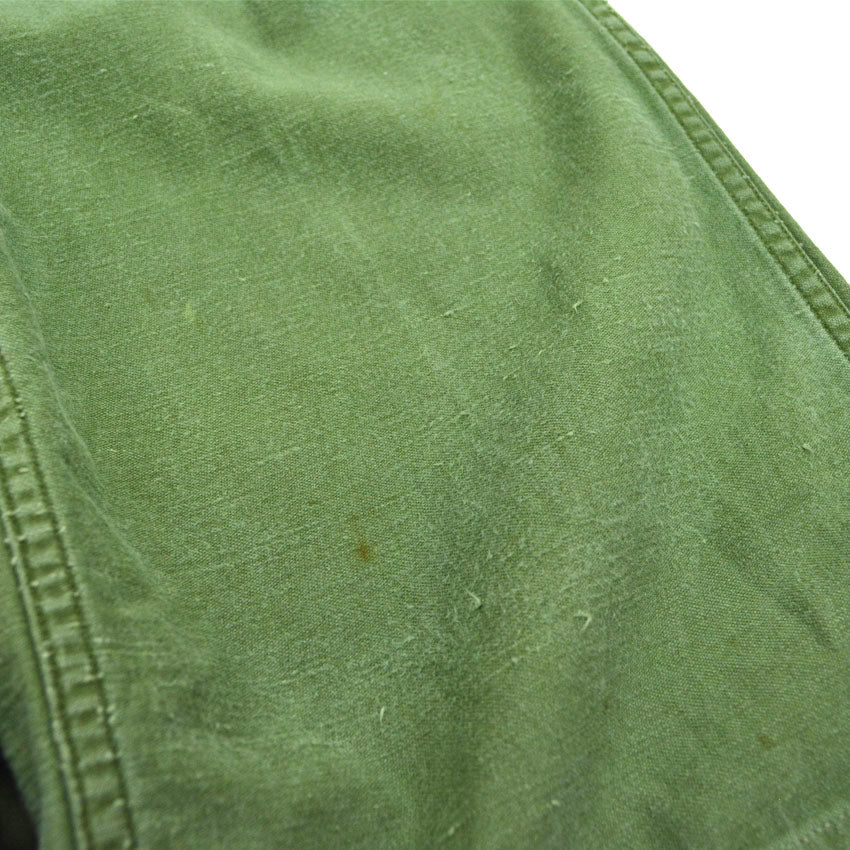 60's USMC P-58 UTILITY COTTON SATEEN TROUSERS... W33×L28