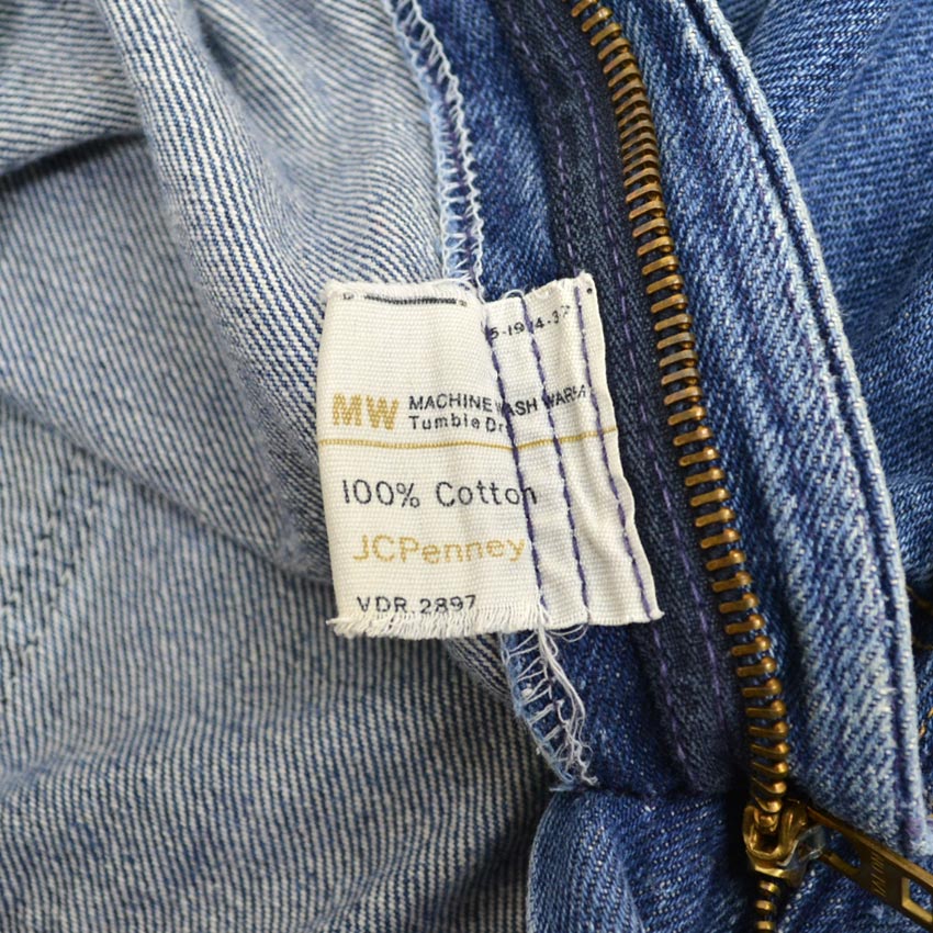 60's~ JC Penney RANCHCRAFT Denim Pants Indigo... W32×L29