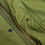 80's Deadstock USARMY M-65 OD 3rd Brass Zipper ... SR