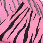 Vintage ALL COTTON ピンクゼブラ バンダナ ...