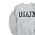 90's Champion USAFA Reverse Weave Crew Neck... L