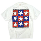 90's~ Deadstock juli Red White Blue Star T-shirt... L