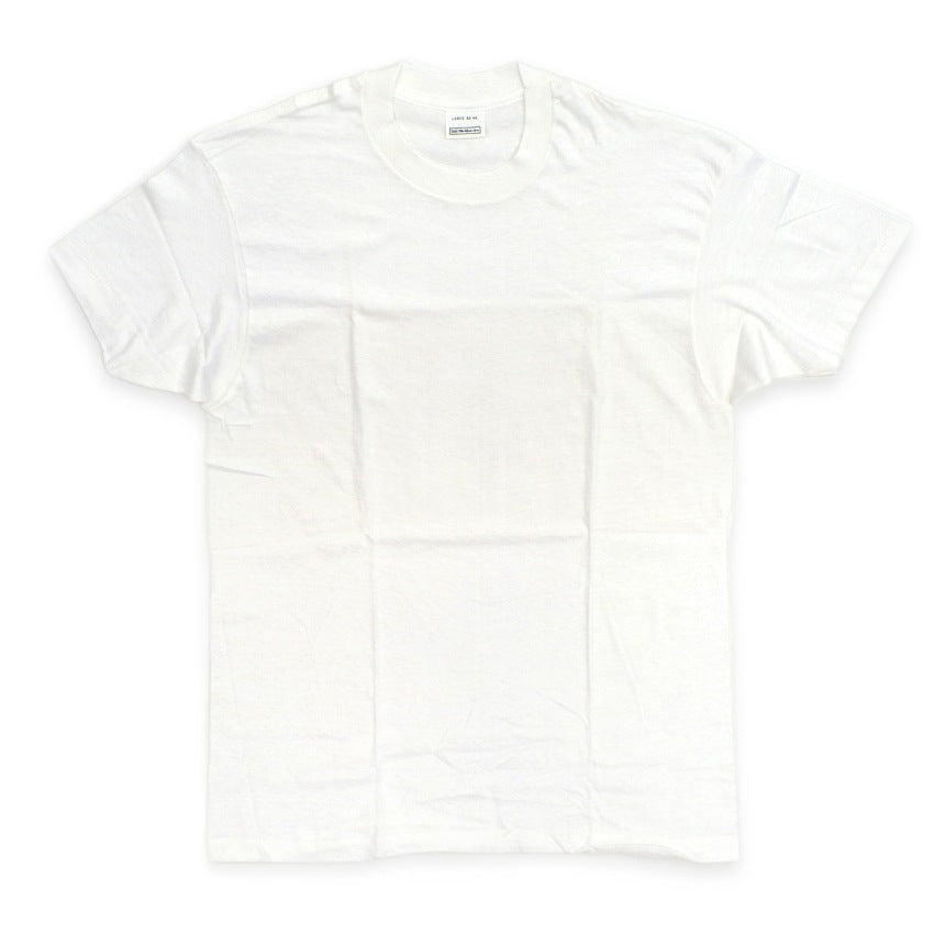 Sears Deadstock Plain T-Shirt White ... L