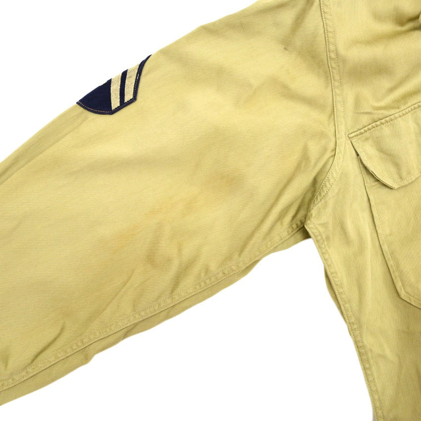 40's USAAF ww2 Pilot Officer Dress Cotton Shirt with CBI Patch...
