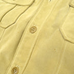 80s Calvin Klein suede leather jacket, made in Italy... L
