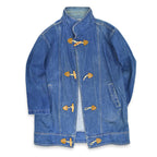 ~90's DENIM DUFFLE COAT...M