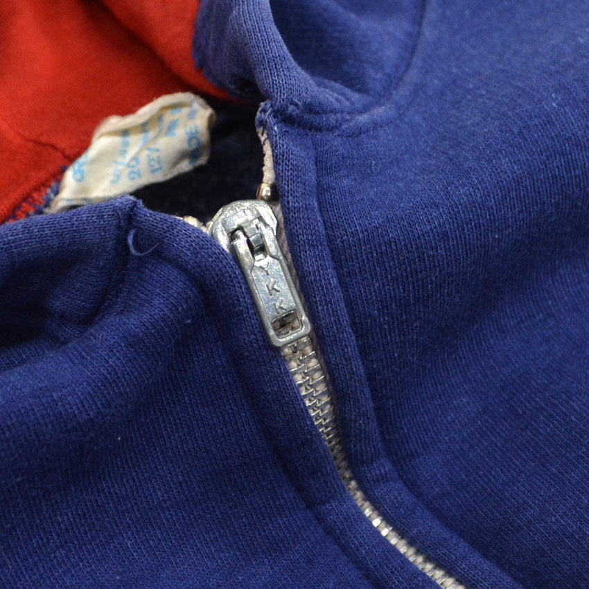 70's~ TWIN TOGS CREATION 2tone Zip Up Foodie... M
