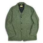 1950s- LL Bean Cursive Tag Houndstooth Unstructured Jacket... L