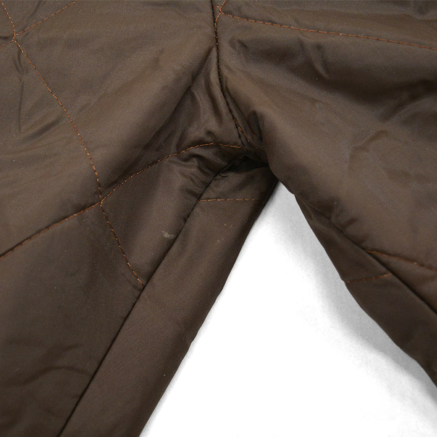 60's~ SEARS ROEBUCK Ted Williams Dark Brown Quilting Pants...