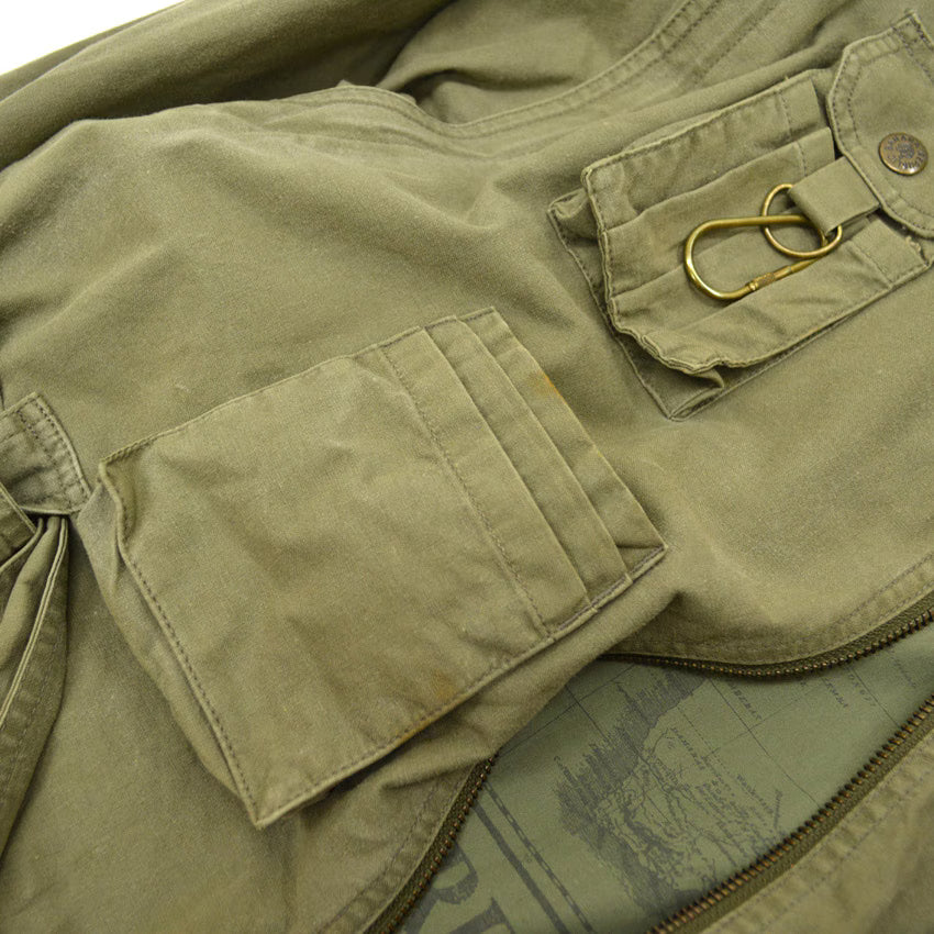 80's BANANA REPUBRIC TRAVEL & SAFARI PHOTOJURNALIST JACKET...S