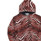 ~90's ZUBAZ NFL Zebra Print Sweat Hoodie ... M