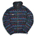 90's Columbia Native Pattern Fleece Jacket, Made in USA... L