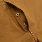 1970's DEADSTOCK CARHARTT BROWN DUCK DOUBLE KNEE OVERALL... W36 L28