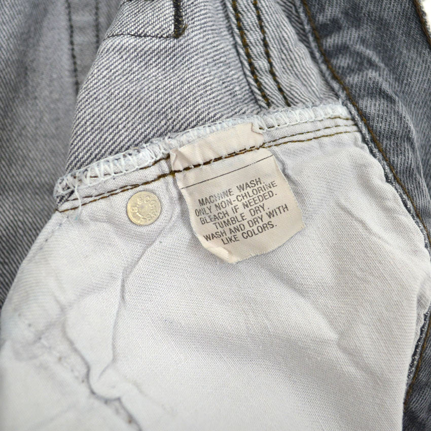 1980's Levi's 501 FADED BLACK DENIM PANTS... W32 L32