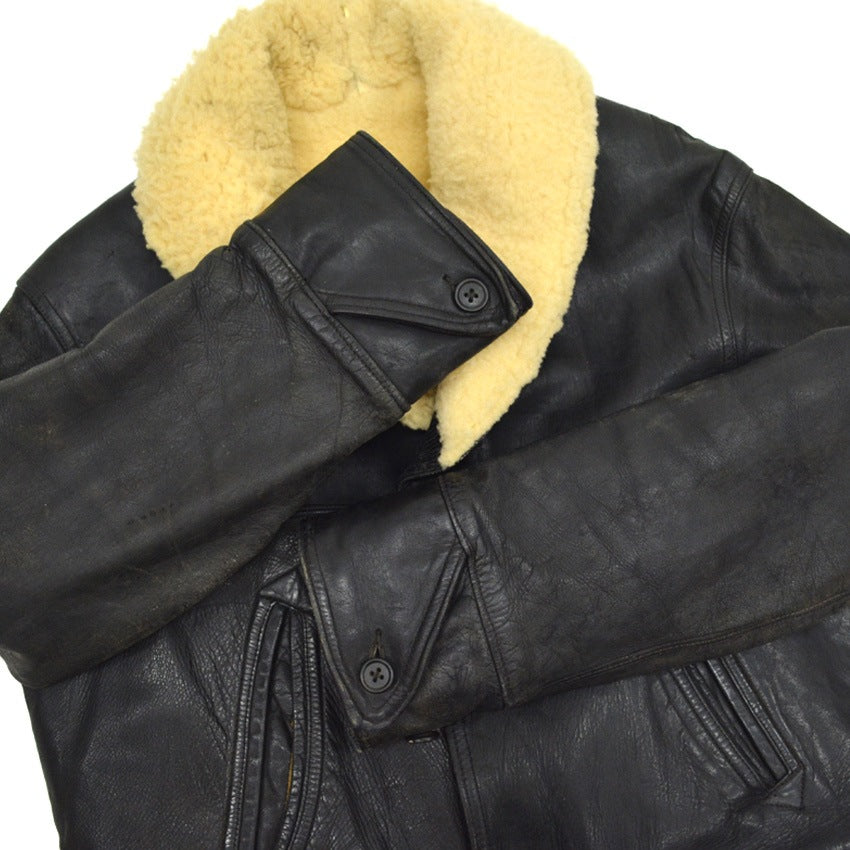 1930's H&L BLOCK HORSEHIDE CAR COAT...