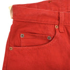 1980's Deadstock Levi's 501 Red dyed Denim pants... W32 L32