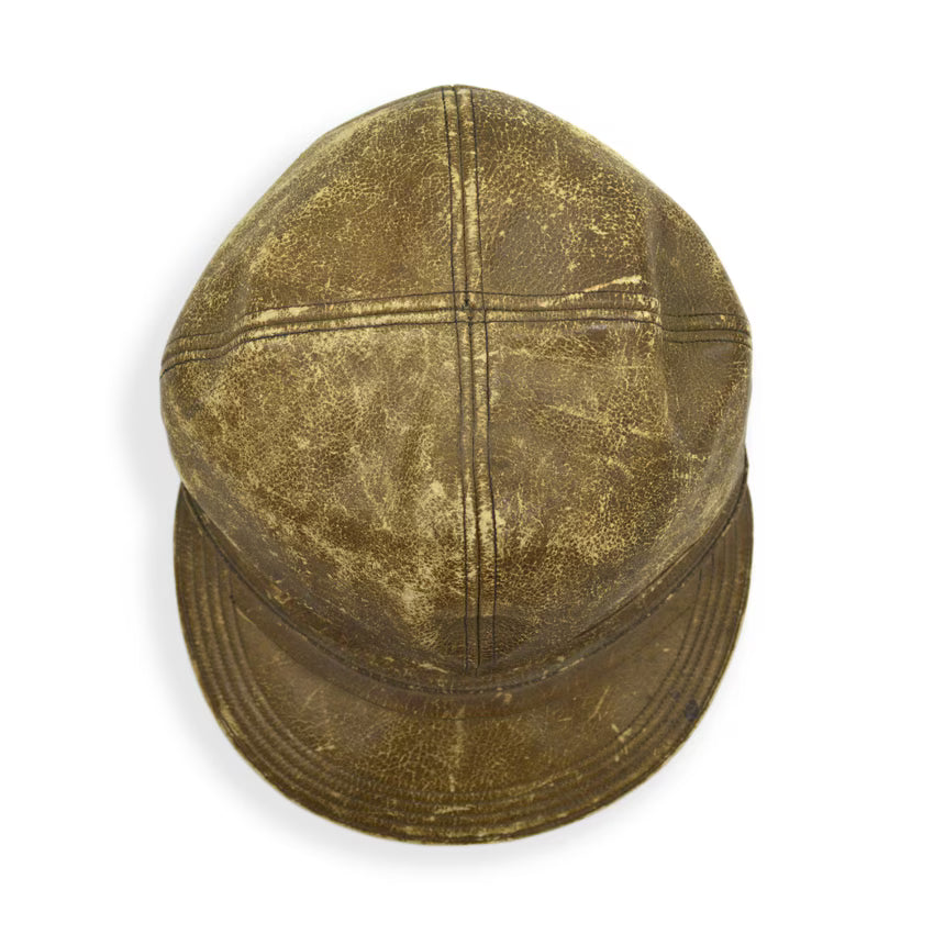 1930's LLBEAN HUNTING LEATHER CAP...71/8