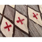 c.1920's Navajo Rug Diamond Cross Pattern...