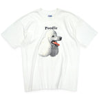 1980's Hanes BEEFY-T Poodle Dog Print T-shirt ... XL