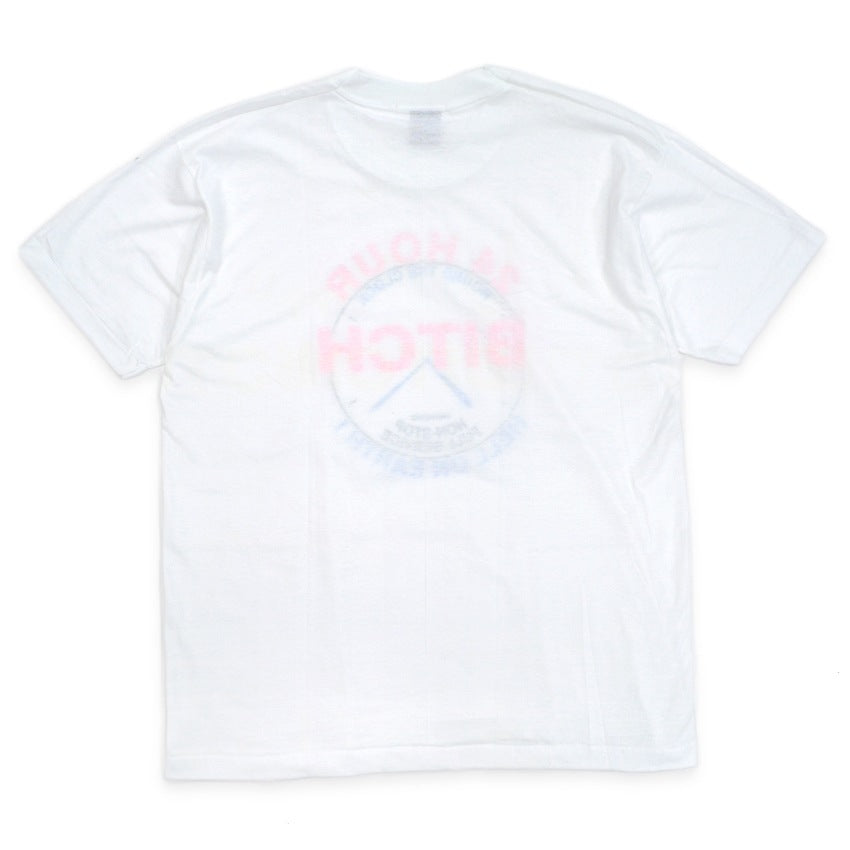1980s Deadstock SCREEN STARS BEST '24-Hour Bitch!!' T-SHIRT ... L