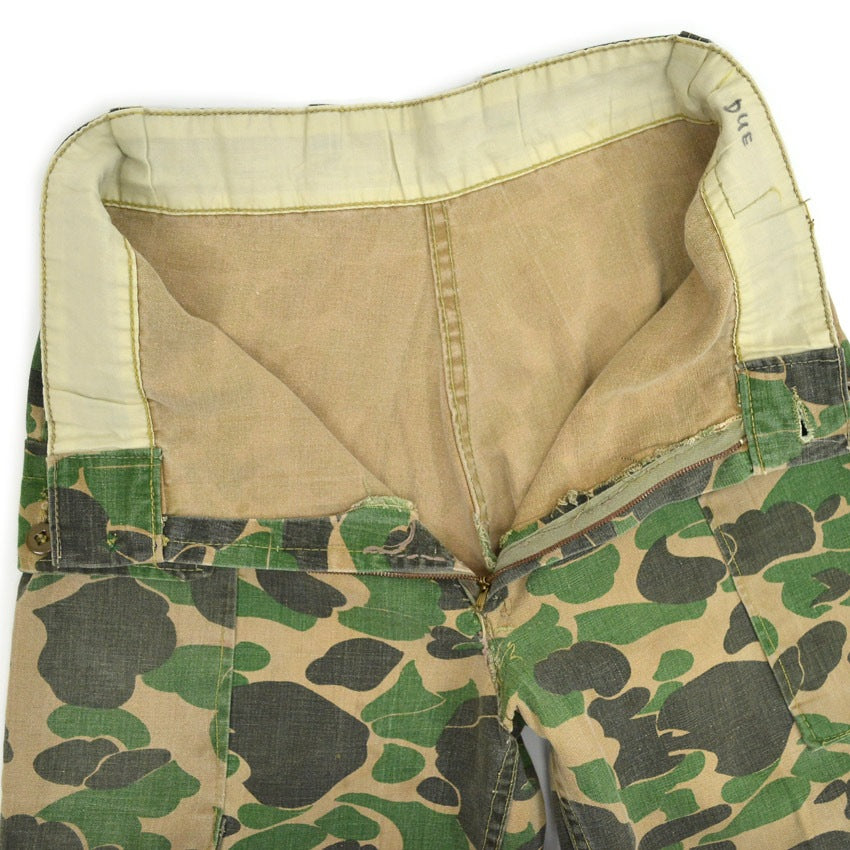1950's DUCK HUNTER CAMO PANTS...W30