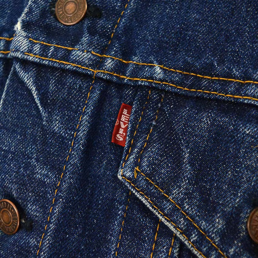1960's LEVI'S 70505 BIG-E DENIM JACKET ... Fits like 46