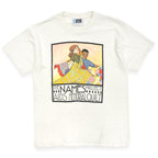 1990's STAFFORD BLAINE AIDS MEMORIAL QUILT FOLK ART T-SHIRT ... L