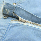 1960's Wrangler 22MWZ Sax Blue Denim Pants... W32 L28