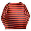 1980's BANANA REPUBLIC SAFARI & TRAVEL BOAT NECK L/S SHIRT ... M