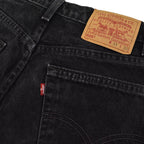 1990's Levi's 505 BLACK DENIM PANTS... W33 L32