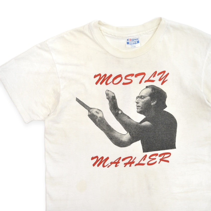 1980's Hanes BEEFY-T MAHLER Composer T-SHIRT ... L