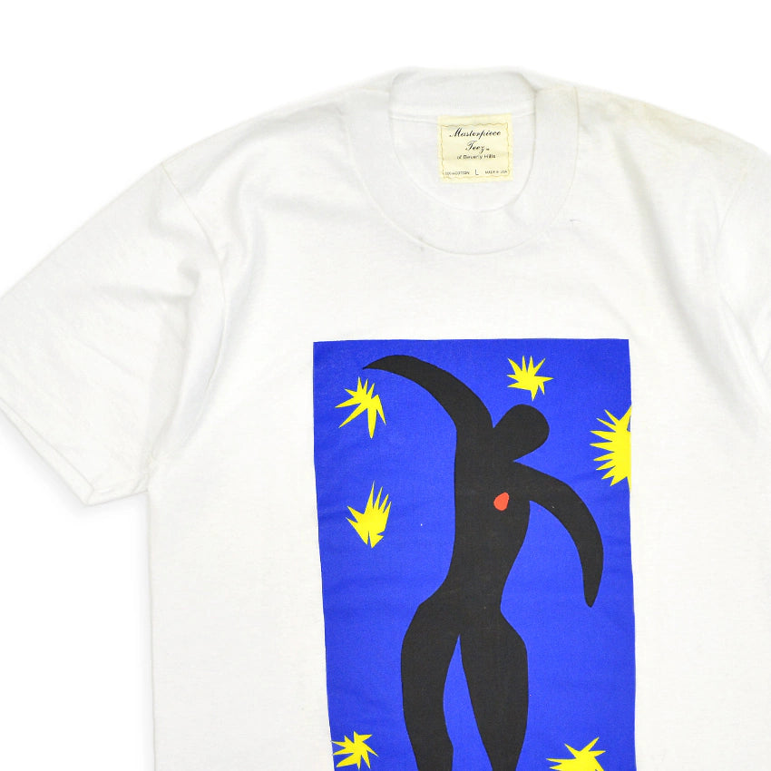 1990s Deadstock Masterpiece Tee Henri Matisse Jazz T-shirt ... L