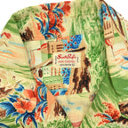 1960's South Pacific Aloha Rayon Shirt ... XL
