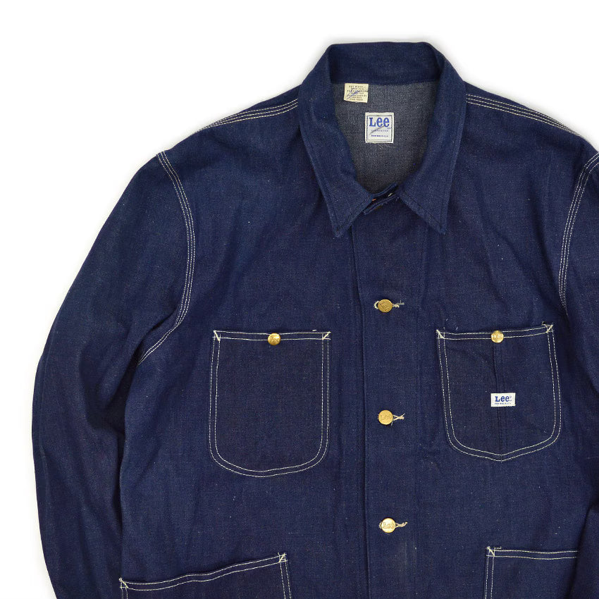 1970's DEADSTOCK Lee 91-J DENIM COVERALL ... Fits like 44
