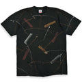 1990's FRUIT OF THE LOOM ABSTRACT PAINT T-SHIRT ... XL
