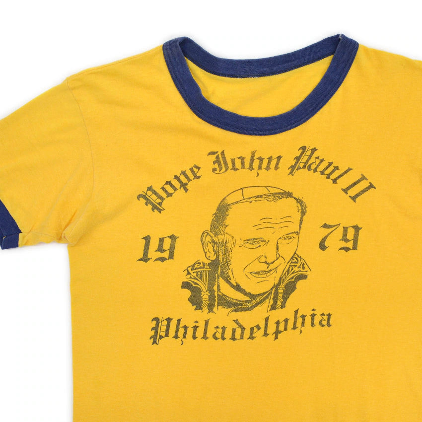 1970s John Paul II PHILADELPHIA T-shirt...